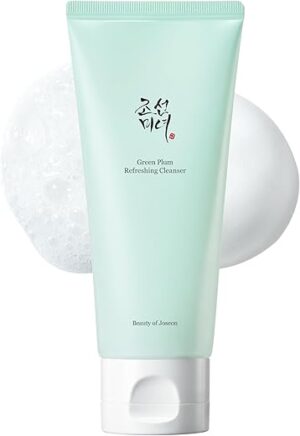 beauty of joseon green plum refreshing cleanser gel type deep pore cleansing, acne face wash, blackhead remover for all skin types, korean skincare... beauty of joseon green plum refreshing cleanser gel type deep pore cleansing, acne face wash, blackhead remover for all skin types, korean skincare...