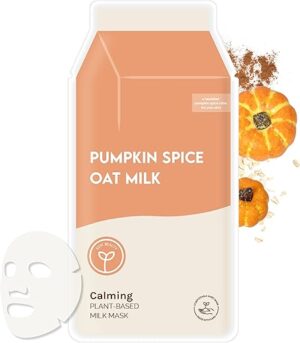 esw beauty pumpkin spice oat milk – calming plant based milk face mask – pumpkin extract for dry, sensitive skin – soothes, reduces oil & fights... esw beauty pumpkin spice oat milk – calming plant based milk face mask – pumpkin extract for dry, sensitive skin – soothes, reduces oil & fights...