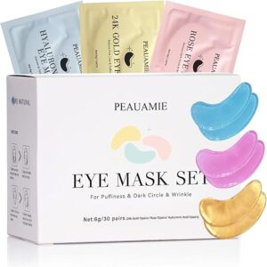 under eye patches gold and hyaluronic acid for puffy eyes,rose eye masks for dark circles and puffiness skin care smooth wrinkles products 30 pairs under eye patches gold and hyaluronic acid for puffy eyes,rose eye masks for dark circles and puffiness skin care smooth wrinkles products 30 pairs